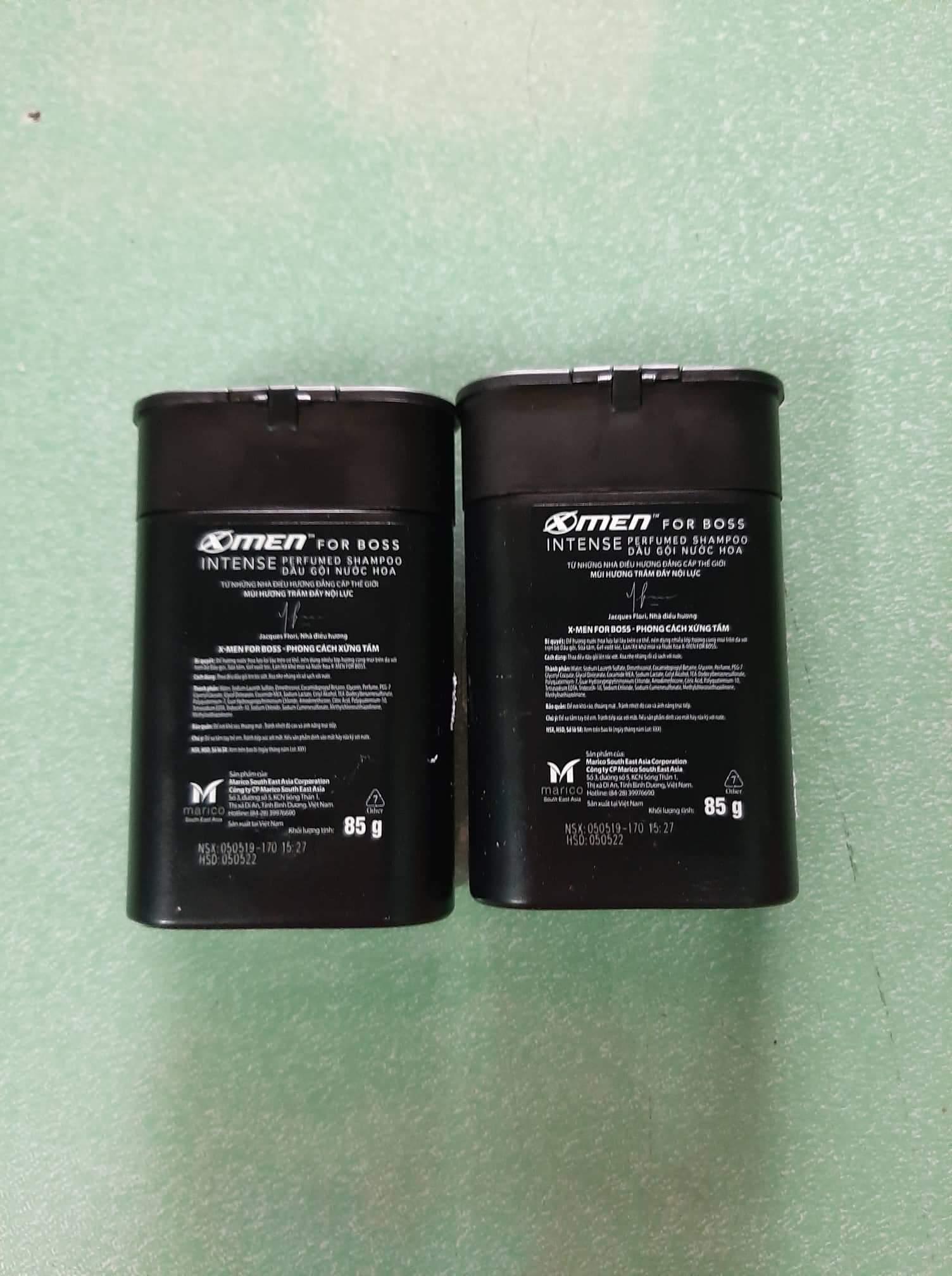 Combo 2 Chai dầu gội Xmen ForBoss 85g.
