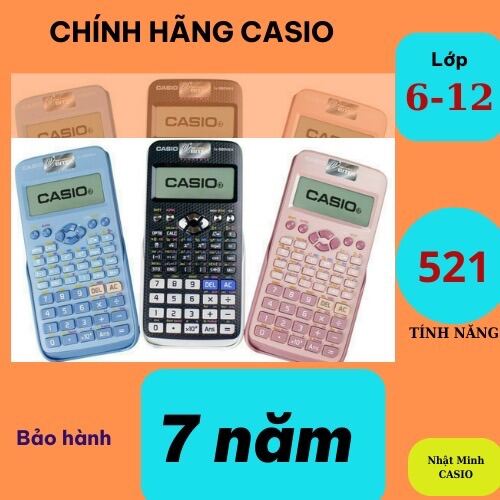 Máy tính cầm tay CASIO FX 580 VNX máy tính học sinh 580 VNX bảo hành 7 năm máy tính cầm tay học sinh 580 VNX máy tính học sinh nhiều chức năng tính toán nhanh máy tính khoa học bảo hà