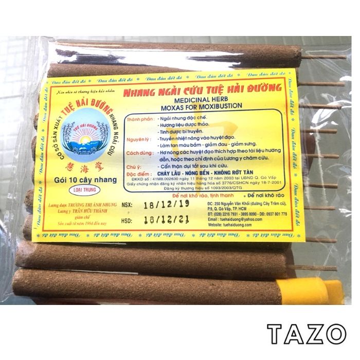 Nhang Ngải Cứu Tuệ Hải Đường - 10 cây/ bịch