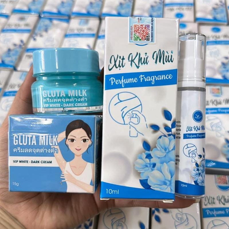 Kem giảm thâm nách gluta milk 15g