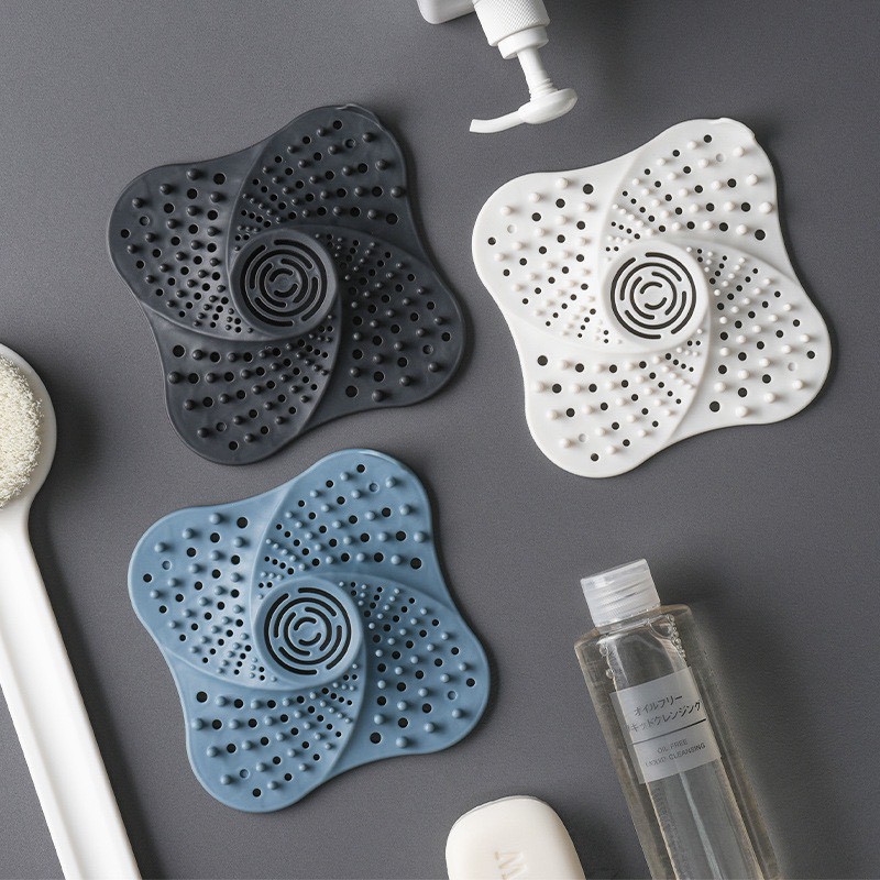 Combo 5 chiếc nắp cống silicon thông minh chặn rác