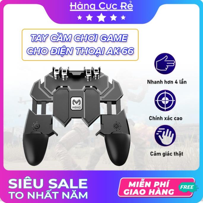 Tay Cầm Chơi Game Cho Điện Thoại HCR-AK66 🎮Freeship🎮 Phù hợp các loại Smarphone trên 5 inch