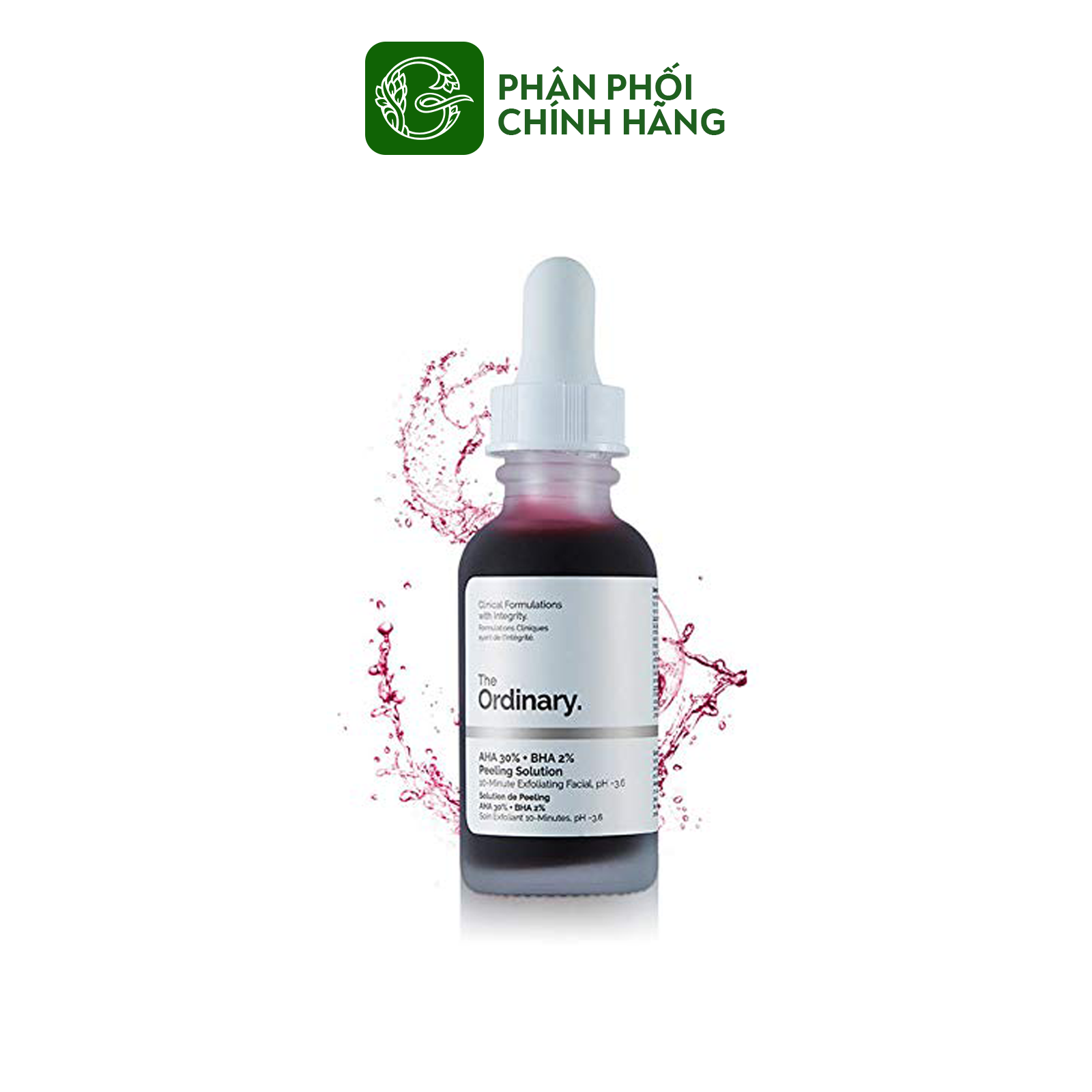 Tinh Chất Tẩy Da Chết The Ordinary AHA 30% + BHA 2% Peeling Solution 30ml [ Beauty Garden ]