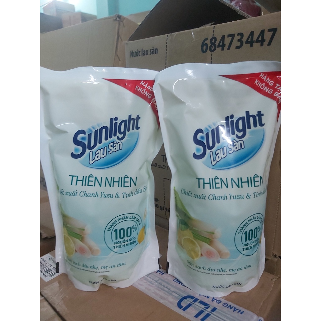 Nước lau sàn Sunlight hương hoa kỳ vỹ/ chanh xả