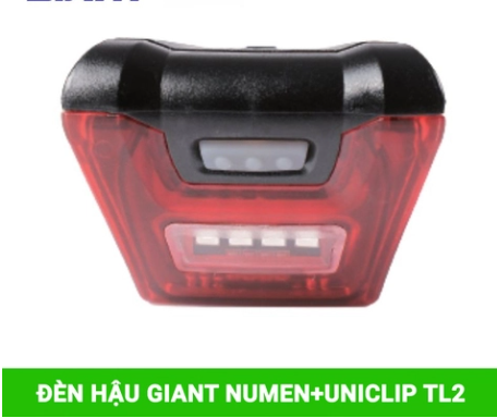 Đèn hậu gắn yên xe đạp giant numen+uniclip tl2
