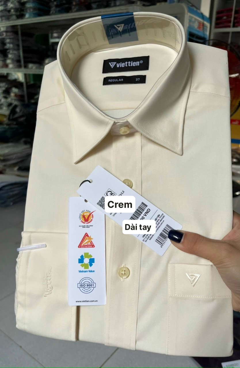 Việt tiến áo sơ mi giá 320k sale 190k còn size 36 form regular(tiêu chuẩn)
