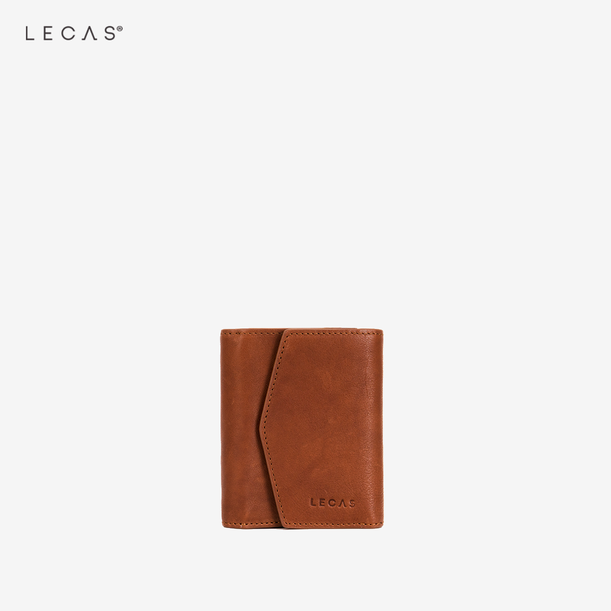 Ví Nữ 3 Gấp Da Thật LECAS Cầm Tay OLA