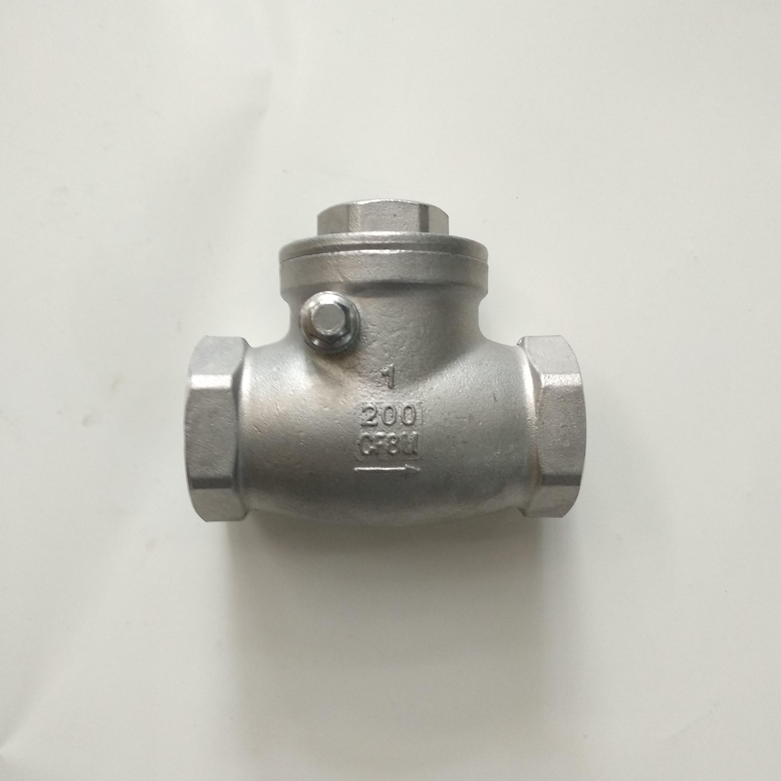 Van 1 chiều lá lật inox phi 34
