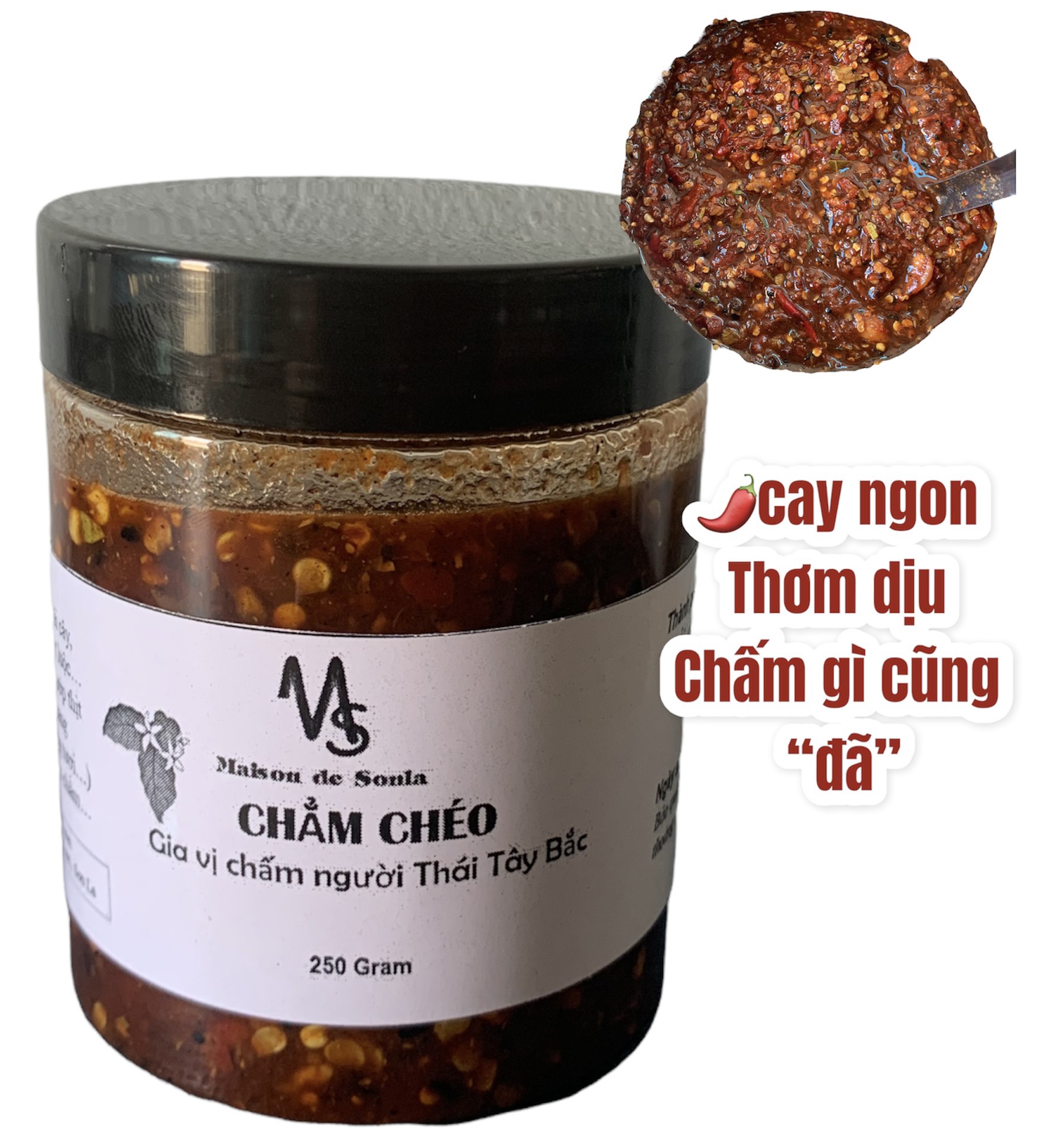 Chẩm chéo ướt tây bắc chuẩn vị cay đậm hũ 250g maison