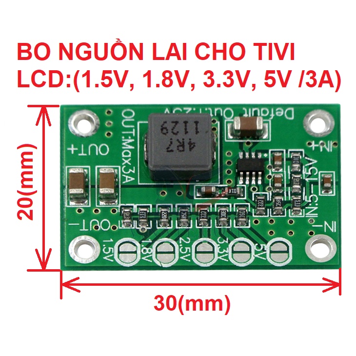 Bo nguồn đa năng lai cho main tivi lcd