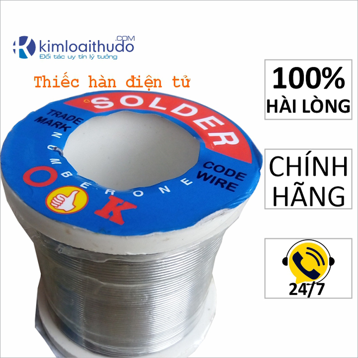 Thiếc hàn điện tử Solder Number One, loại tốt, dễ thao tác, bền vỉ, hàn chân linh kiện, chi tiết điện tử ti vi, máy tính...