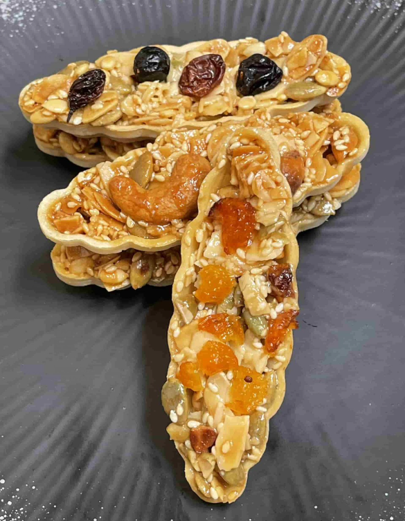 Bánh thuyền hạt dinh dưỡng 300gr Bánh Thuyền Mix Siêu Hạt Dinh Dưỡng Bánh ăn kiêng healthy Túi 300gr