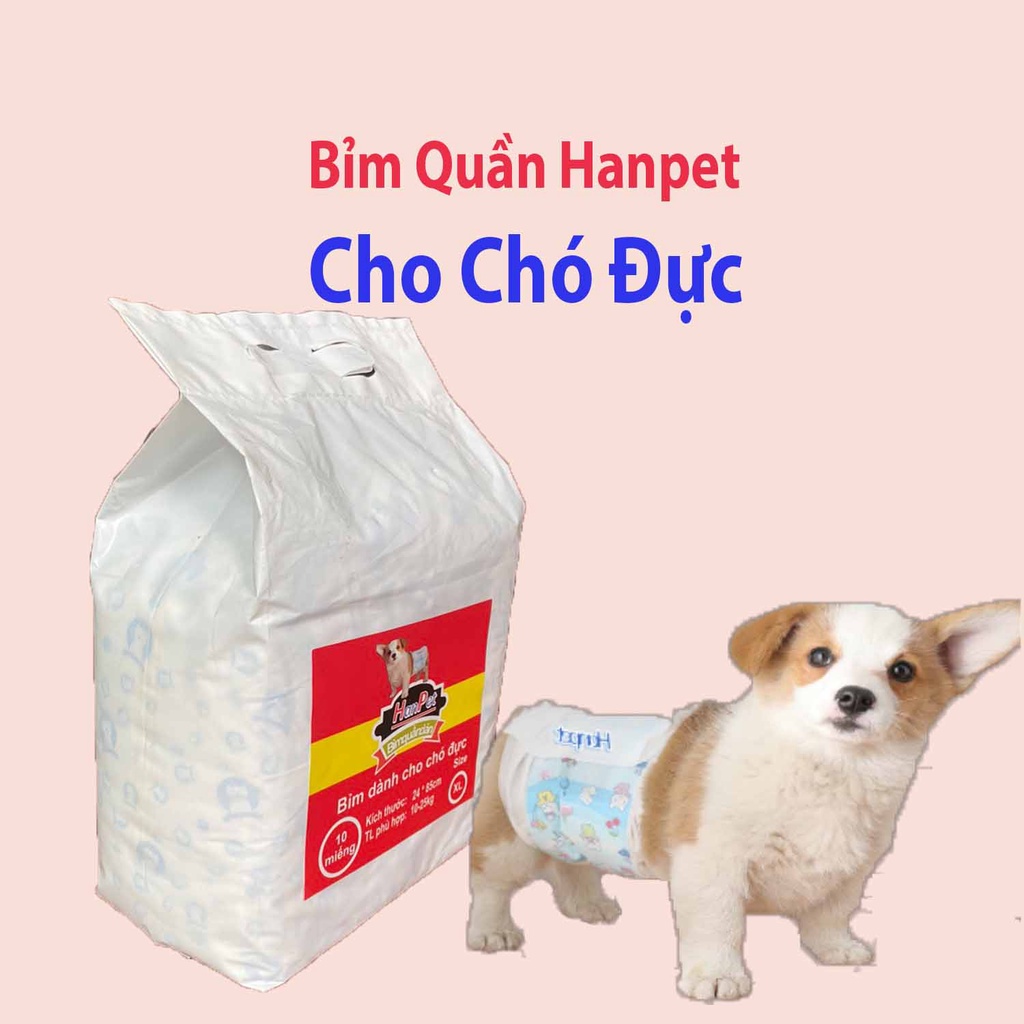 LanPet - Tã bỉm chó đực dạng băng rốn