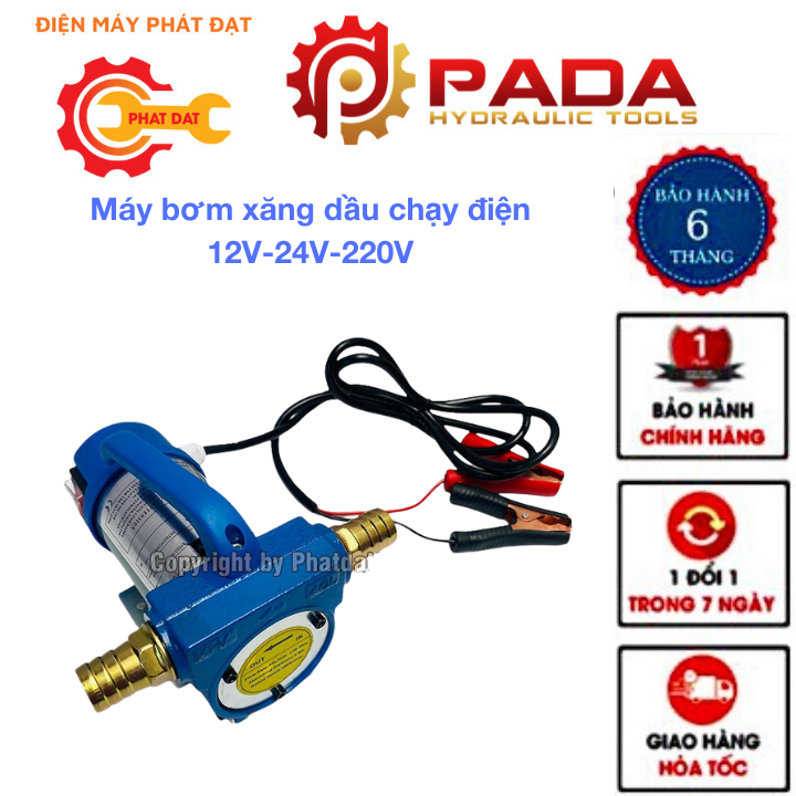 Máy Bơm Xăng Dầu Chạy Điện 12V-24V-220V - Tùy Chọn Nguồn-Máy Bơm, Hút Nhiên Liệu Lỏng. Giá  750,000 Đồng*Miễn phí vận chuyển