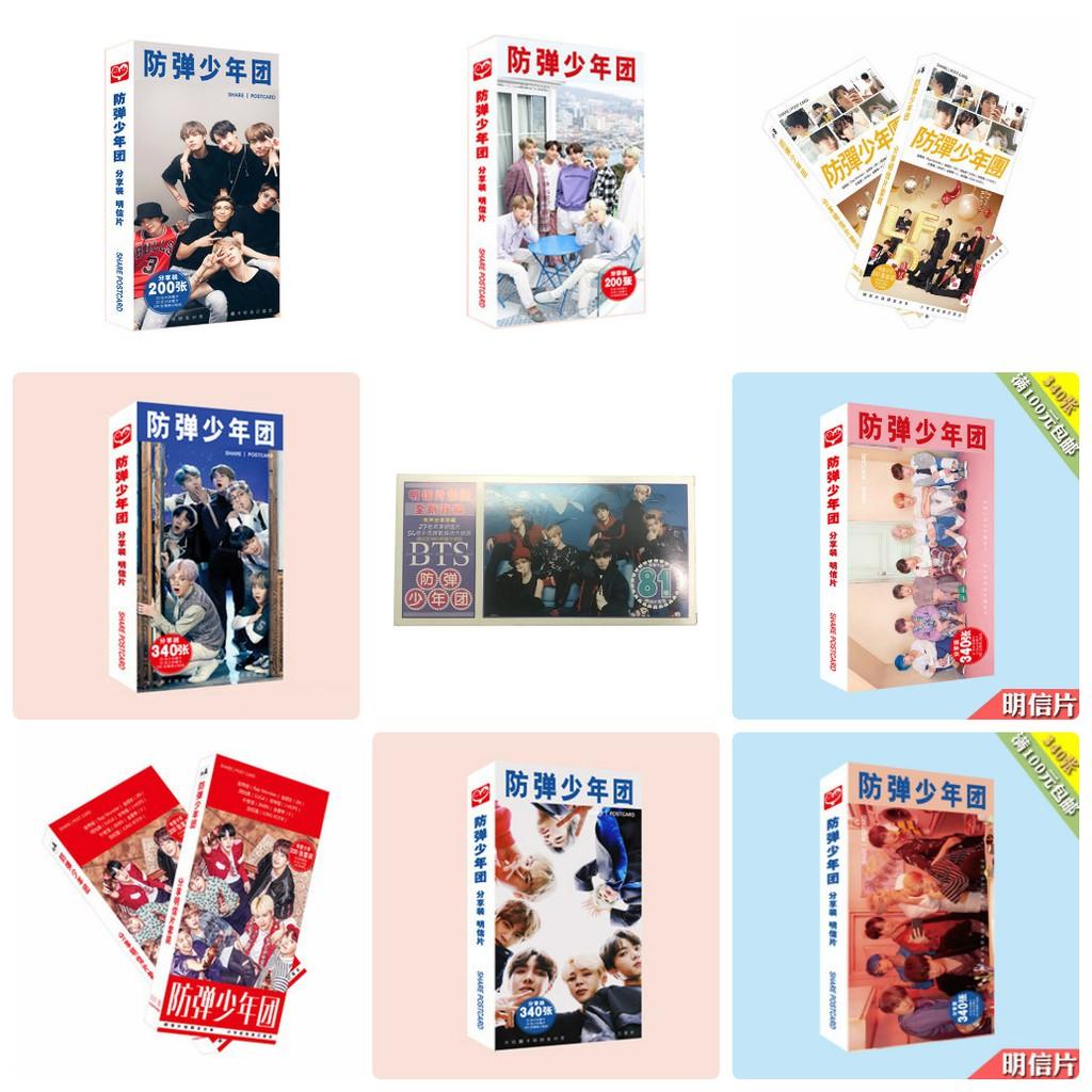 Postcard Bangtan Boys postcard hộp ảnh bộ ảnh có ảnh dán sticker lomo bưu thiếp army