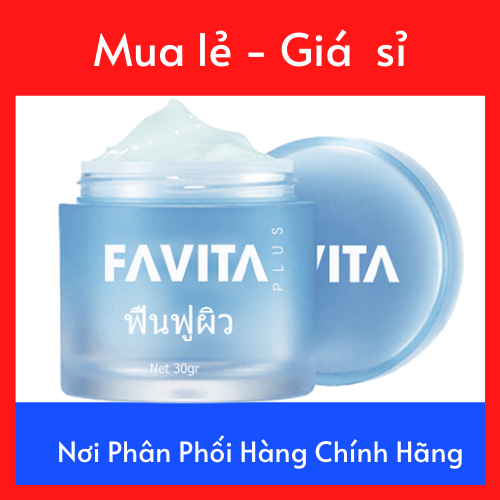 [HCM]Kem Ngăn Ngừa Lão Hóa Favita Plus (Mẫu Mới) – Favita Plus Cream -  Hiệu Quả Gấp Đôi Ngừa Lão Hóa Da Giảm Nếp Nhăn Mờ Nám Tàn Nhang Dưỡng Trắng Da - TS001
