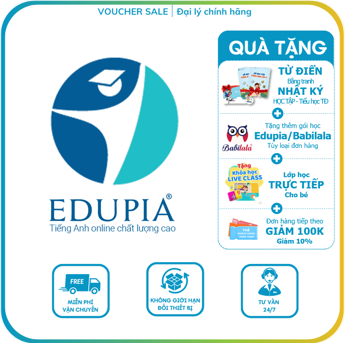 Edupia Tiếng Anh Edupia tiêu chuẩn Quốc tế