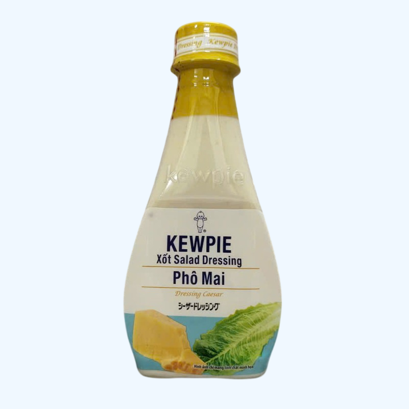 KEWPIE -- chai TRẮNG 210ml -- SỐT PHÔ MAI CAESAR Salad Dressing