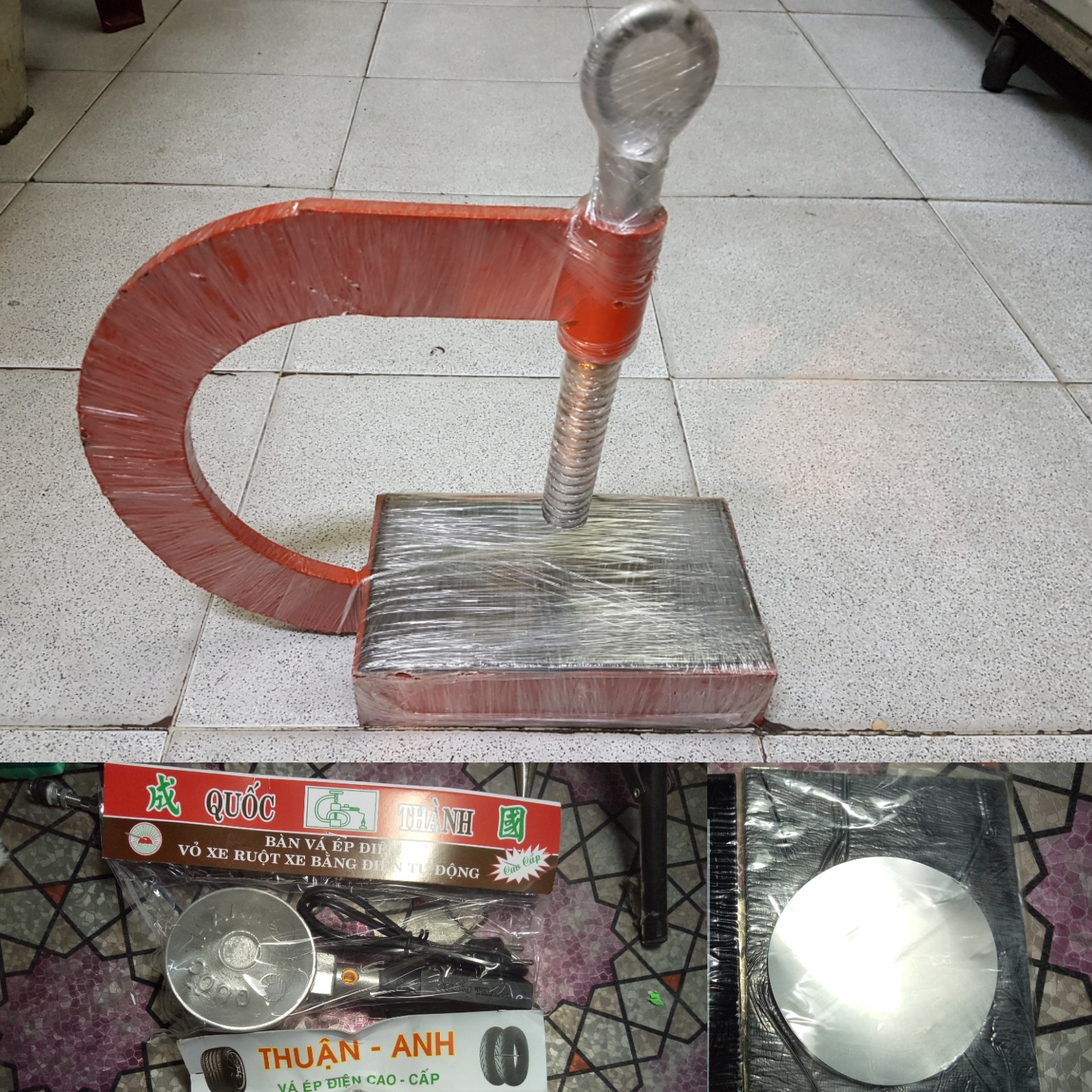 Bộ Vá Ép Chín Lớn Vỏ Xe, Ruột Xe Máy, Đạp, ... - Khbvevl002