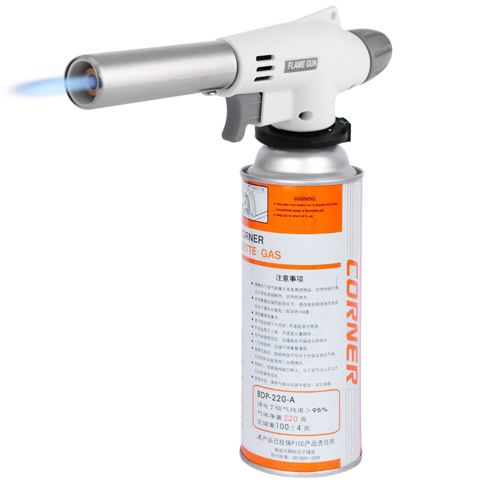 Khò gas mini tự động - khò ga điện tử sử dụng bình mini, dễ dàng tháo lắp và sử dụng, dụng cụ nhà bếp nhà hàng