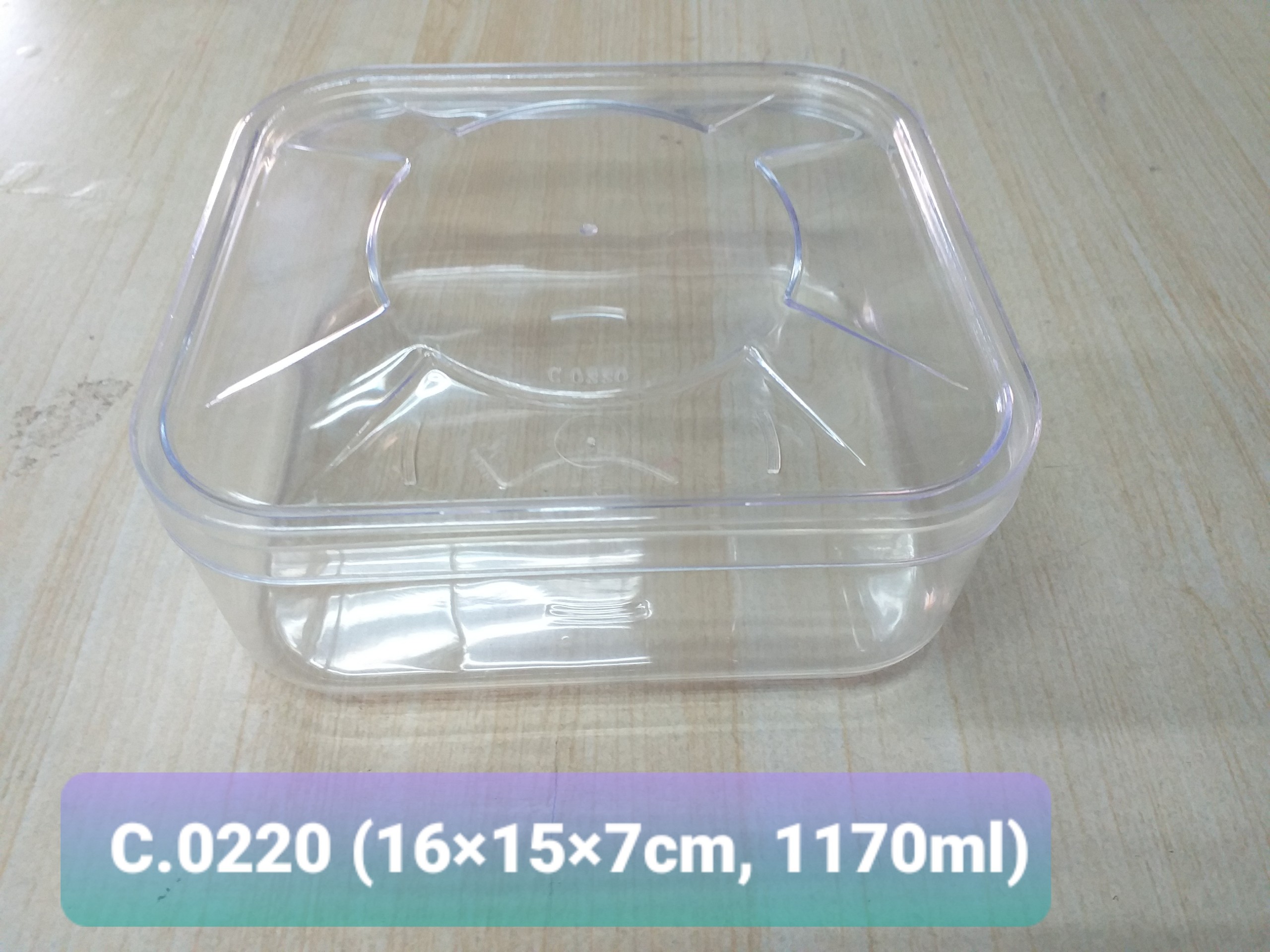 [HCM]SET 10 HỘP NHỰA MICA TRONG SUỐT ĐỰNG YẾN SÀO (C.0220)