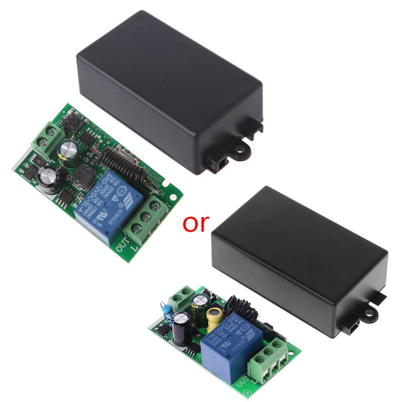 Bộ điều khiển từ xa có học lệnh ac 220v 1 kênh rf 433mhz