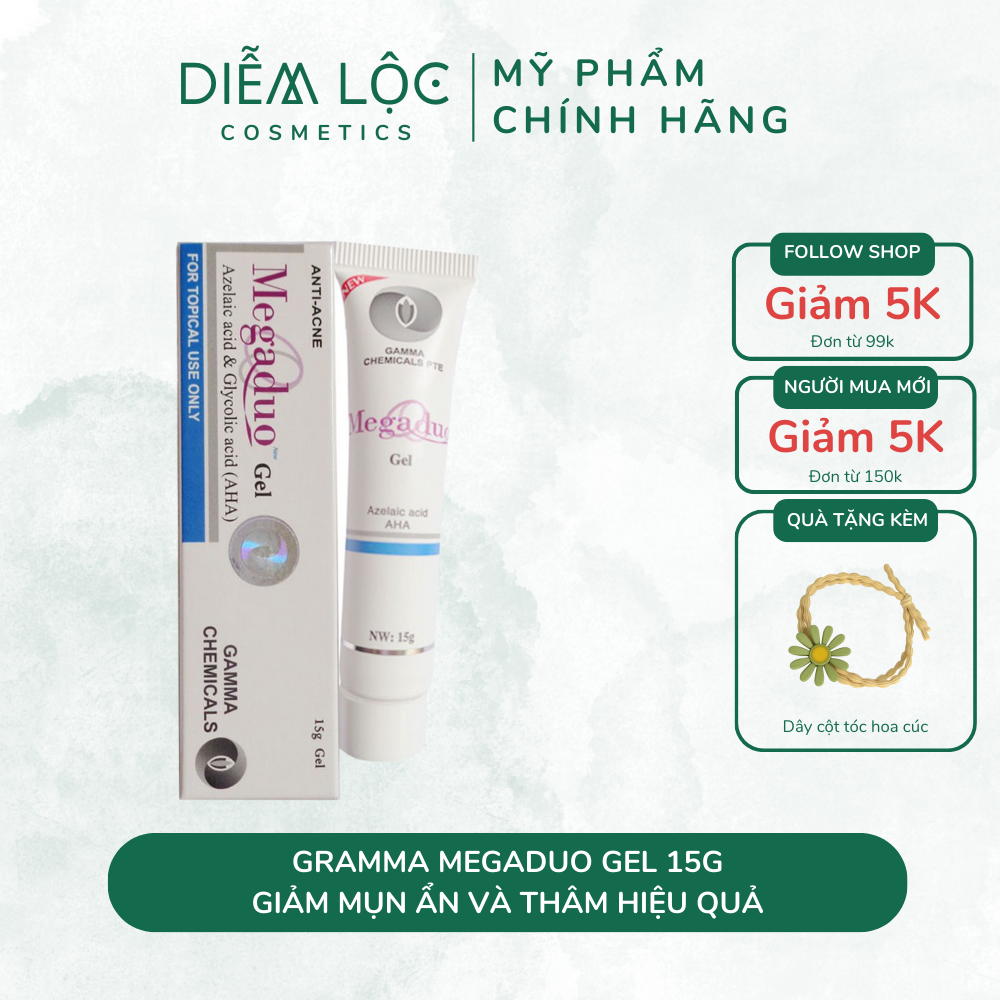 Gamma megaduo gel 15g - giảm mụn ẩn và thâm hiệu quả