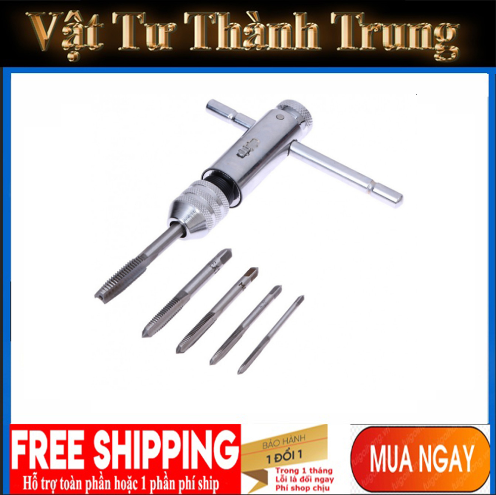 Tay Quay TaRo tự động dài 100mm m3-m8 kèm 5 mũi