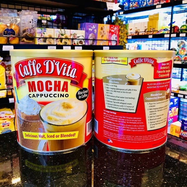 Cà phê hòa tan Coffee D’Vita Mocha Cappuccino 1,8kg