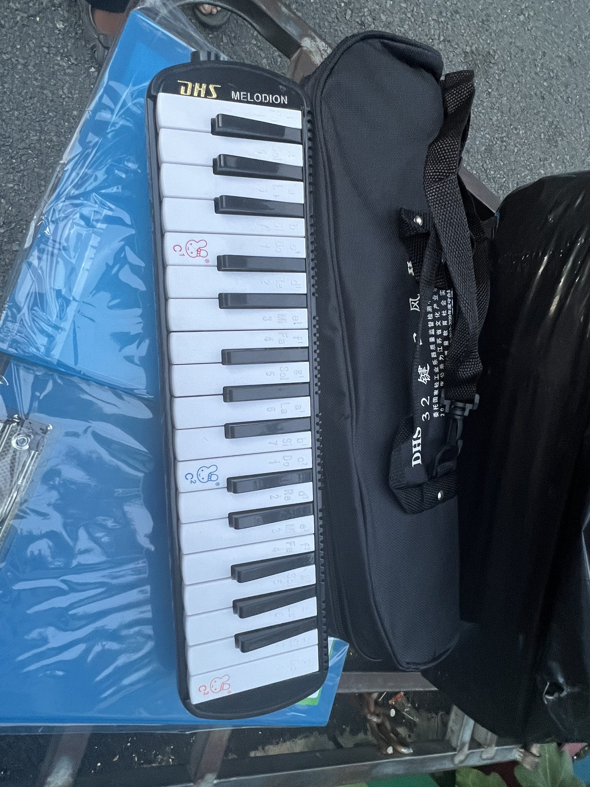 Kèn melodion 32 phím, kèn phím cho học sinh, đầy đủ phụ kiện đi kèm