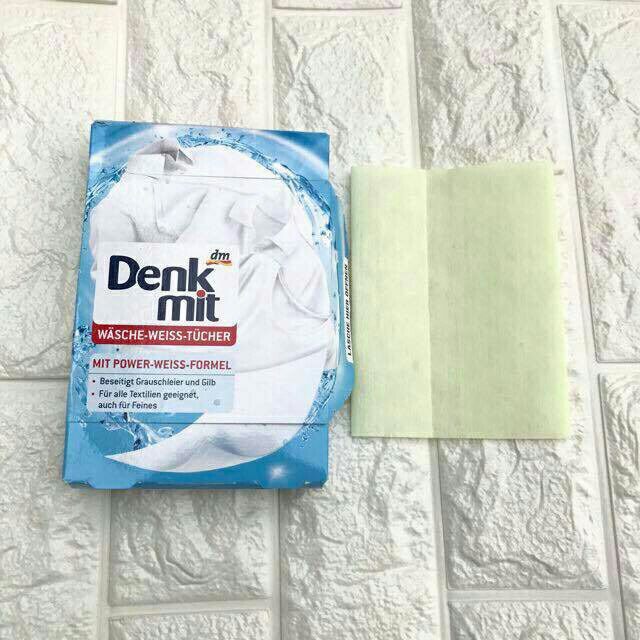 Tẩy trắng quần áo dạng giấy Denkmit - hàng Đức