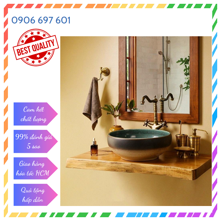 Kệ lavabo gỗ me tây, kệ lavabo sắt mỹ thuật pk031 - kiểu dáng đa dạng - gỗ đã được xử lý chống nấm mốc bề mặt