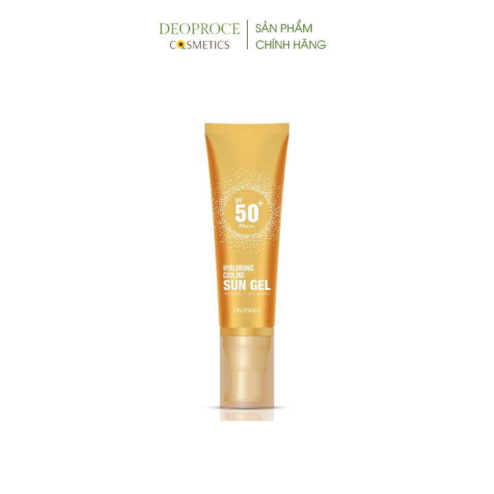 Kem chống nắng deoproce hyaluronic cooling sun gel spf50+ pa+++ 50g