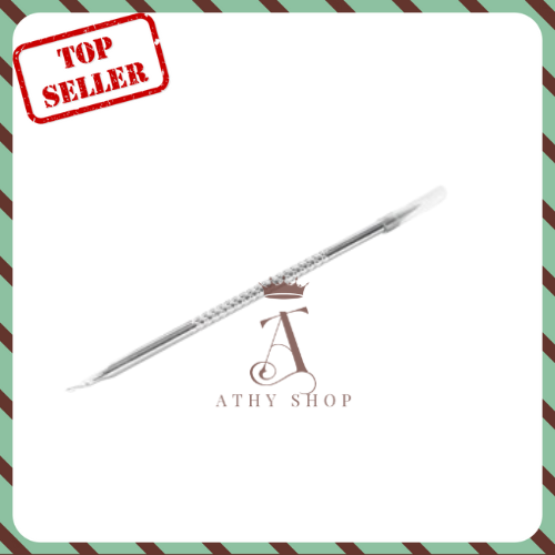 Dụng cụ nặn mụn 2 đầu 8cm đồ lấy nhân mụn inox 2 đầu nhọn và tròn thanh lễ mụn cây chích mụn chăm sóc da mặt chuyên nghiệp tại spa nặn mụn gia đình hỗ trợ điều trị mụn hiệu quả