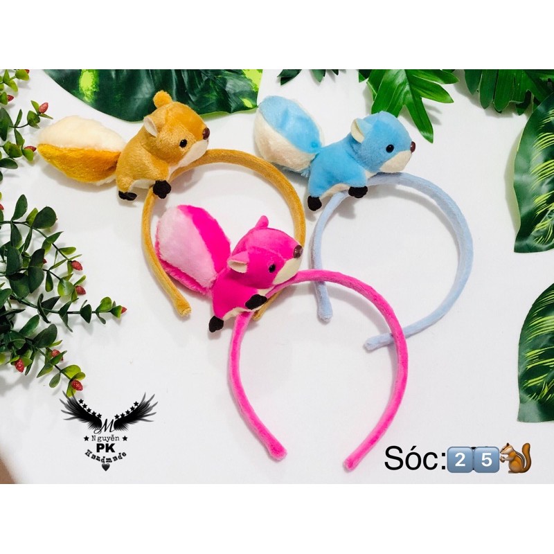 [HCM]Băng đô cài tóc sóc cute