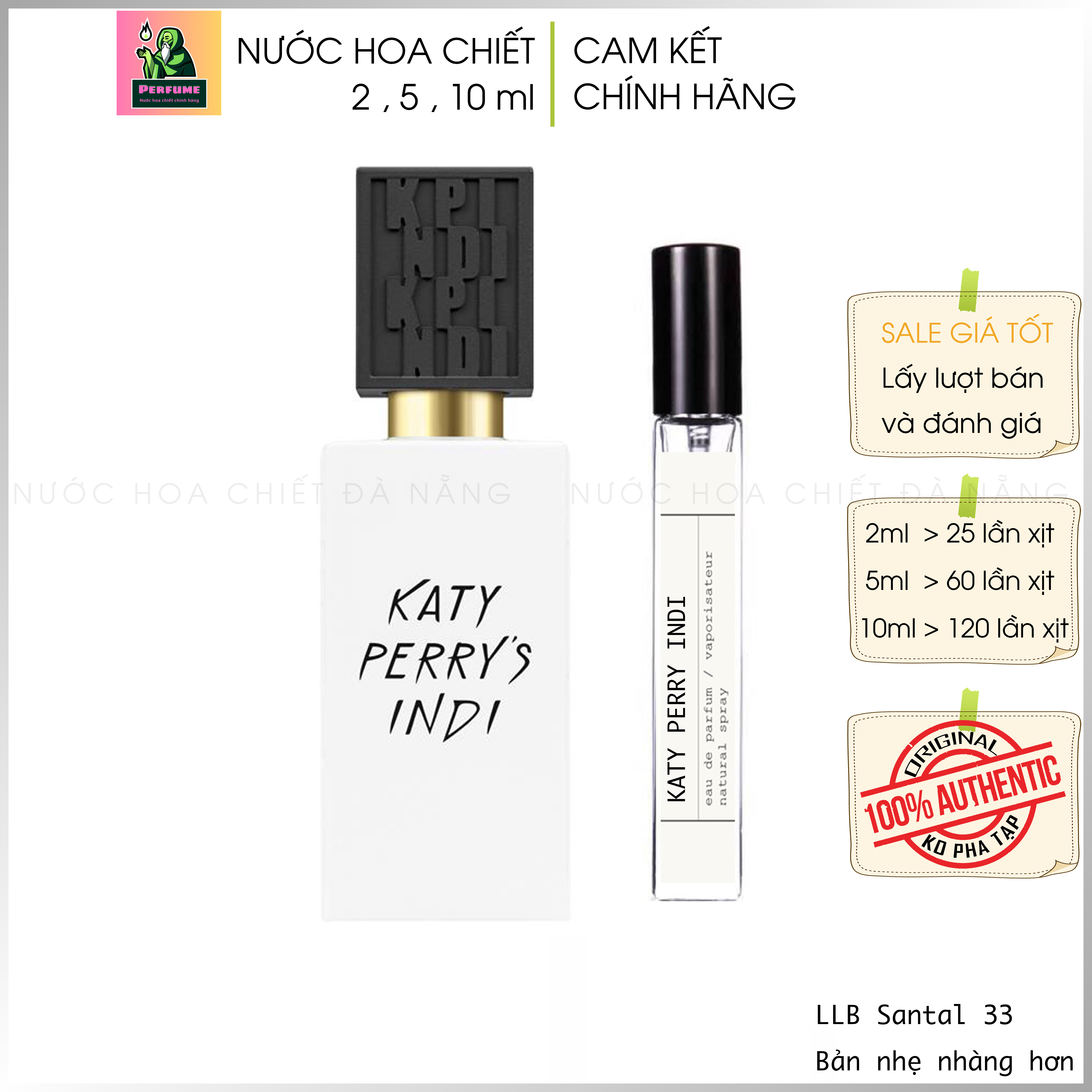 Nước hoa Katy Perry Indi chiết 2 5 10ml || Cam Kết Chính Hãng