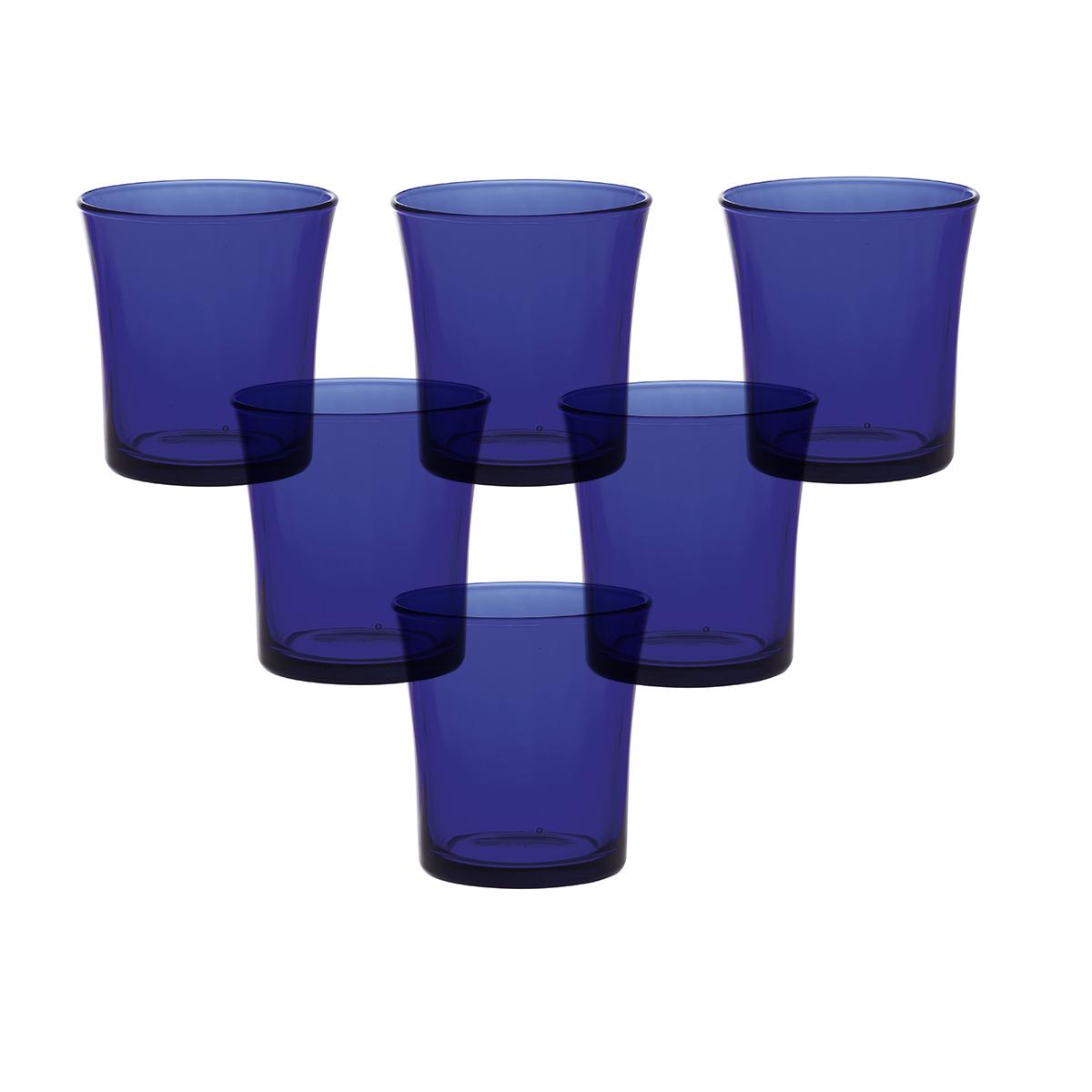 Bộ 6 ly thuỷ tinh cường lực Pháp Duralex Lys Xanh Saphir 210ml