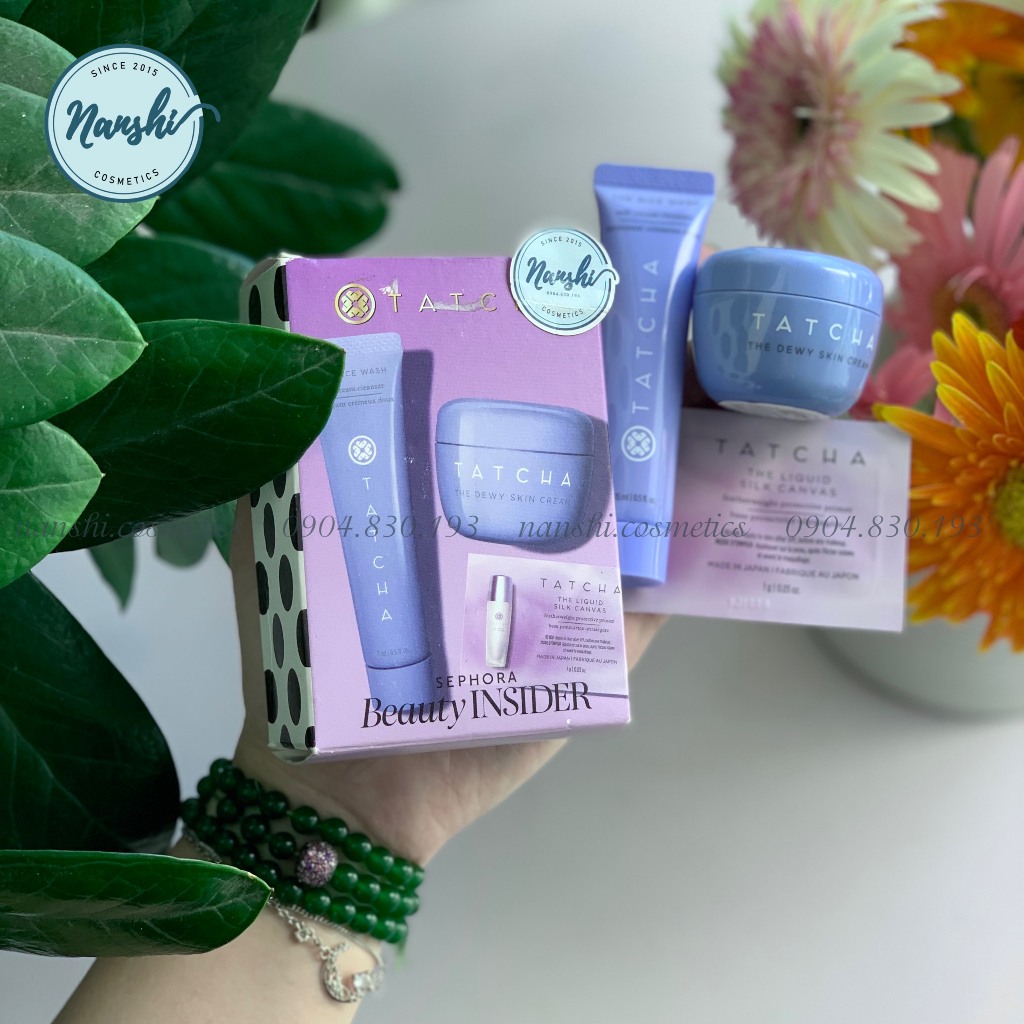 [CHÍNH HÃNG] Set 3 Món Dưỡng Ẩm, Chống Lão Hoá Tatcha Sephora mini