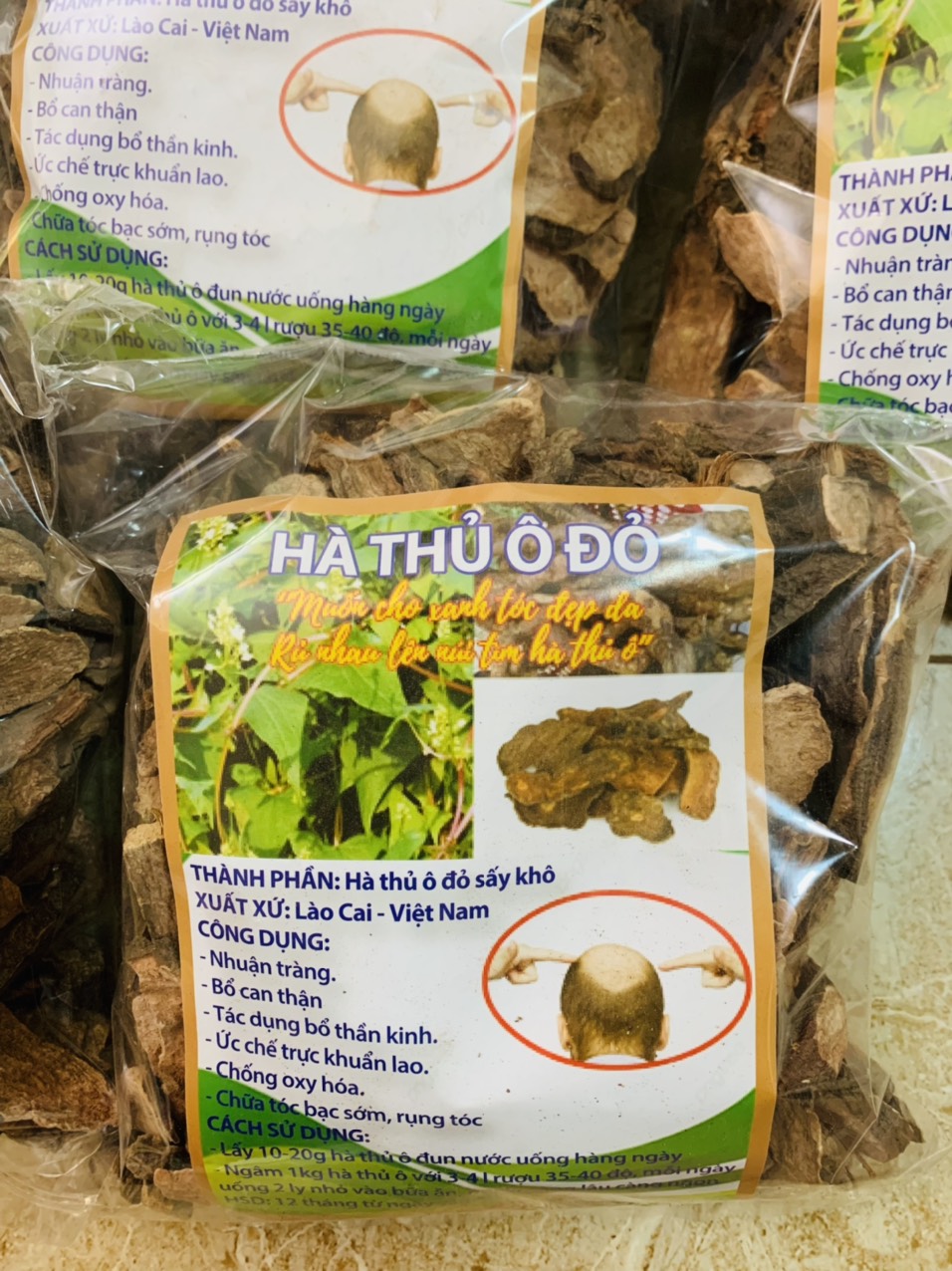 Hà thủ ô 1kg, củ hà thủ ô đỏ khô, xanh tóc đẹp da, hàng chất lượng cao rất tốt cho người hay rụng tóc bạc tóc hói đầu