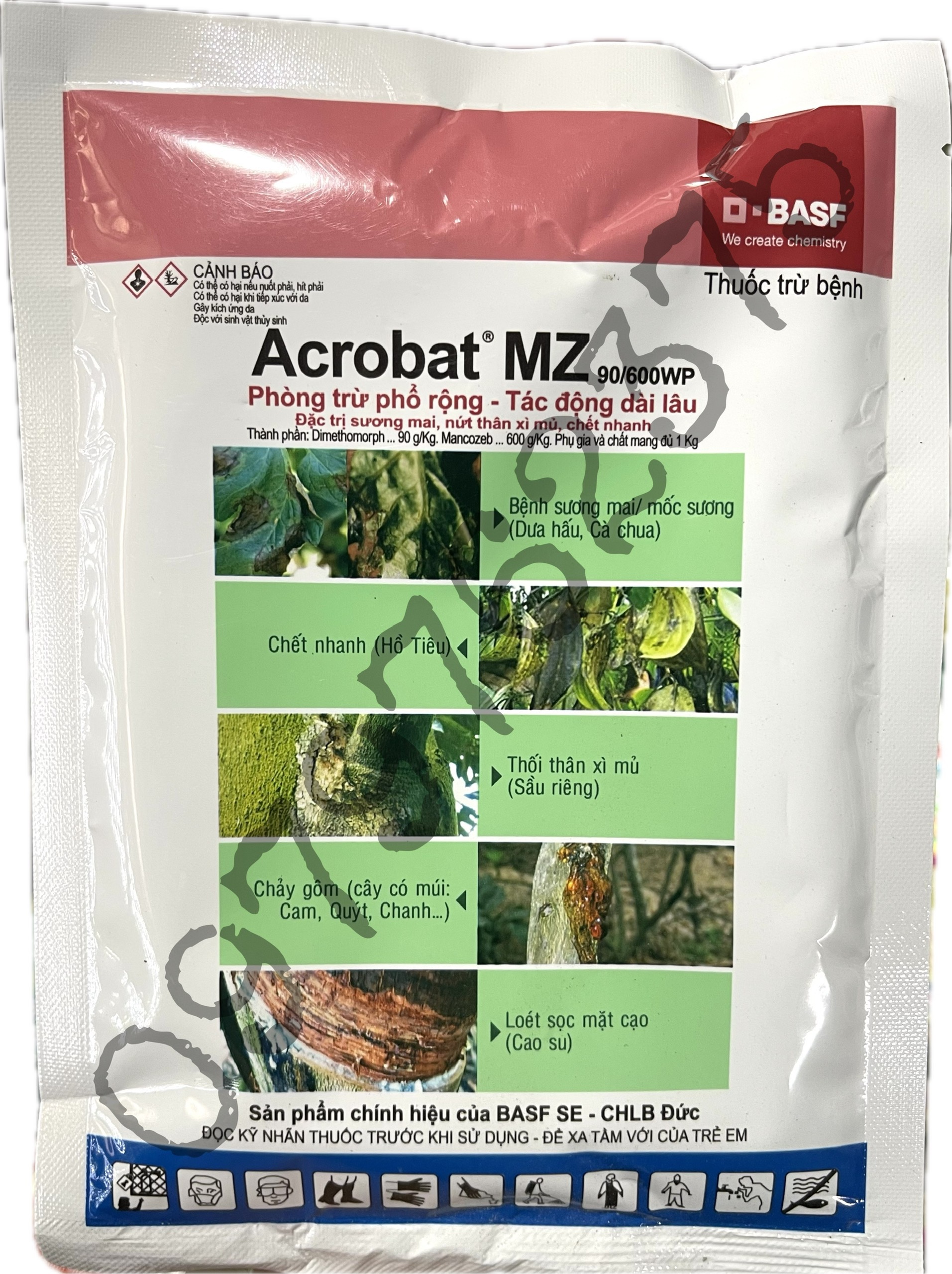 Thuốc Trừ Bệnh - Acrobat MZ 90/600WP - Gói 100g