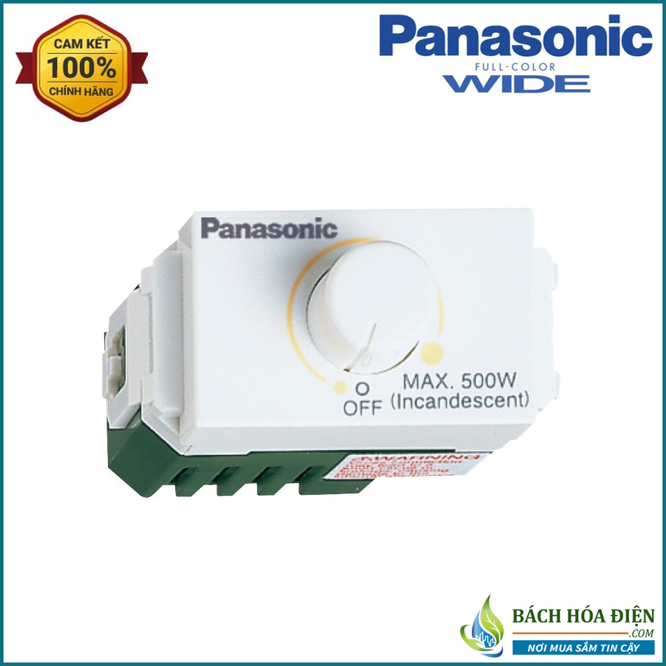 Bộ điều chỉnh độ sáng đèn có chức năng bật tắt Panasonic Wide WEG575151SW ( 500W )