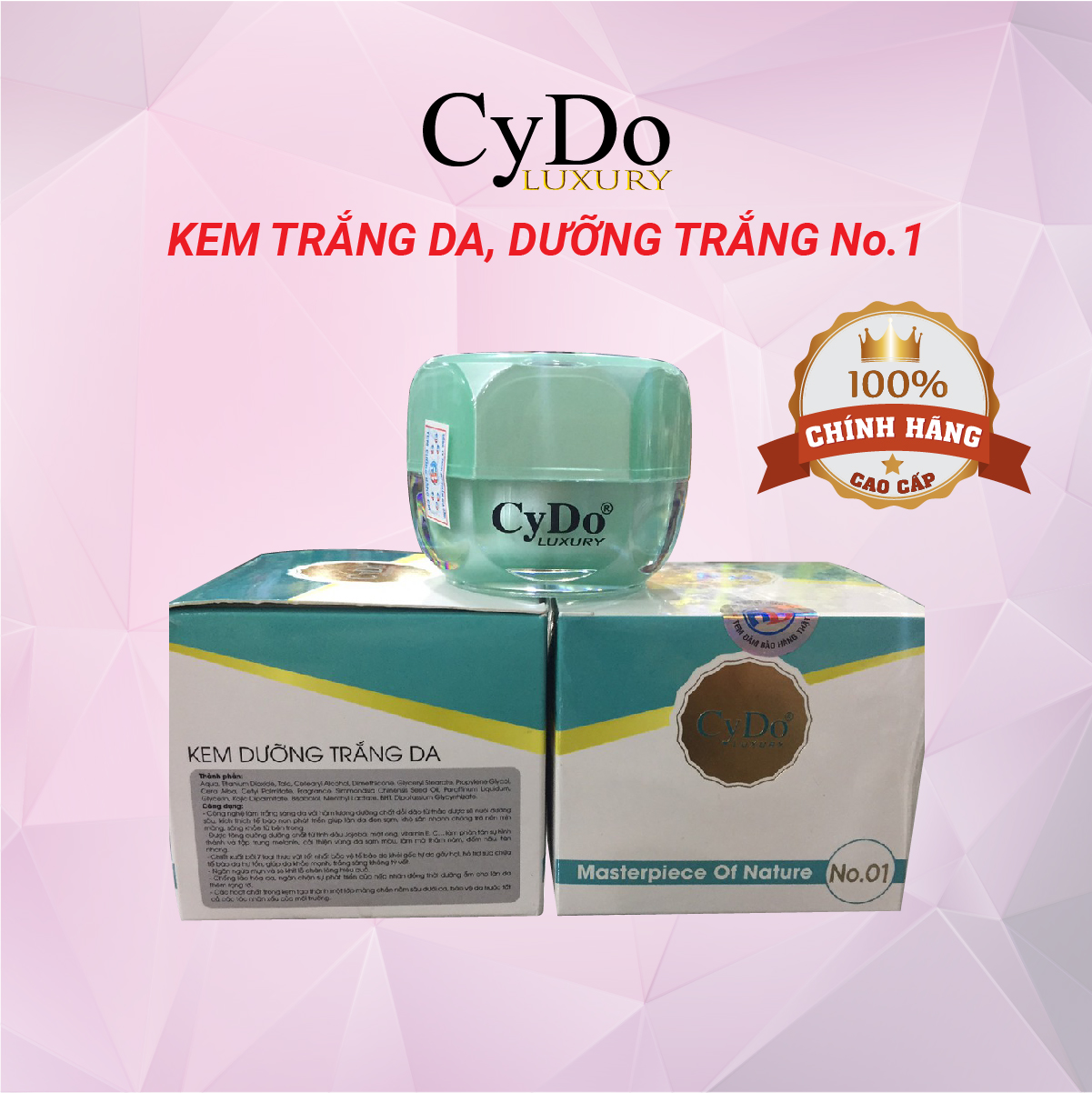 kem dưỡng trắng da mặt CyDo No1 18Gram