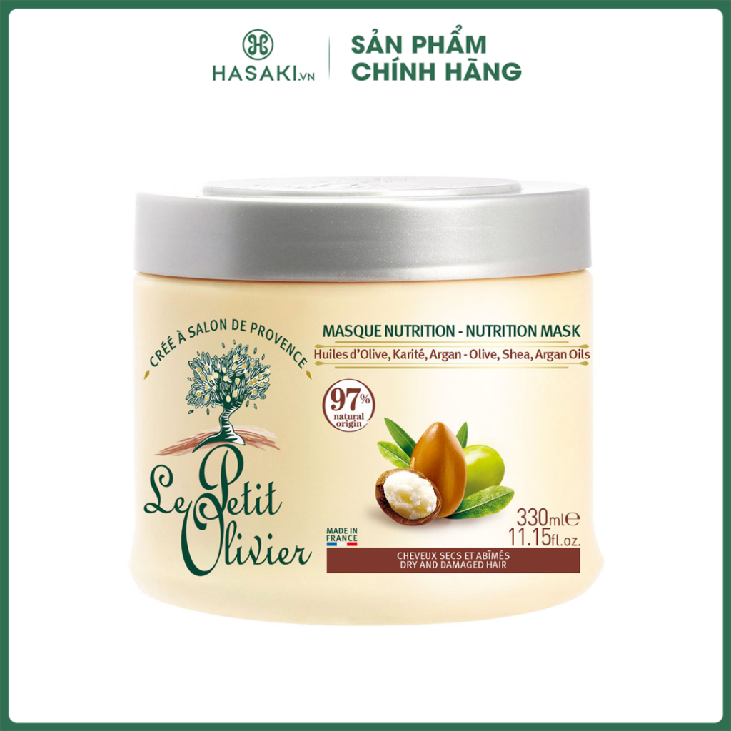  Kem Ủ Tóc Le Petit Olivier Phục Hồi Sâu Hư Tổn 330ml Hasaki Sản Phẩm Chính Hãng 