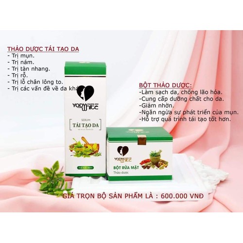 Combo tái tạo da Phương Anh