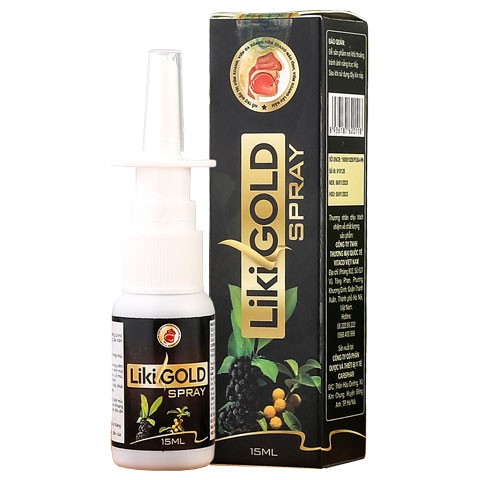 lọ xịt Likigold Spray