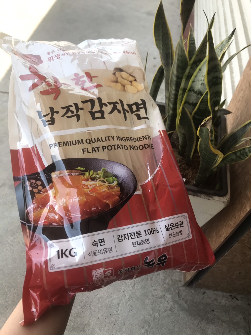 Miến dẹt hàn quốc sợi bản to ngon 1 kg