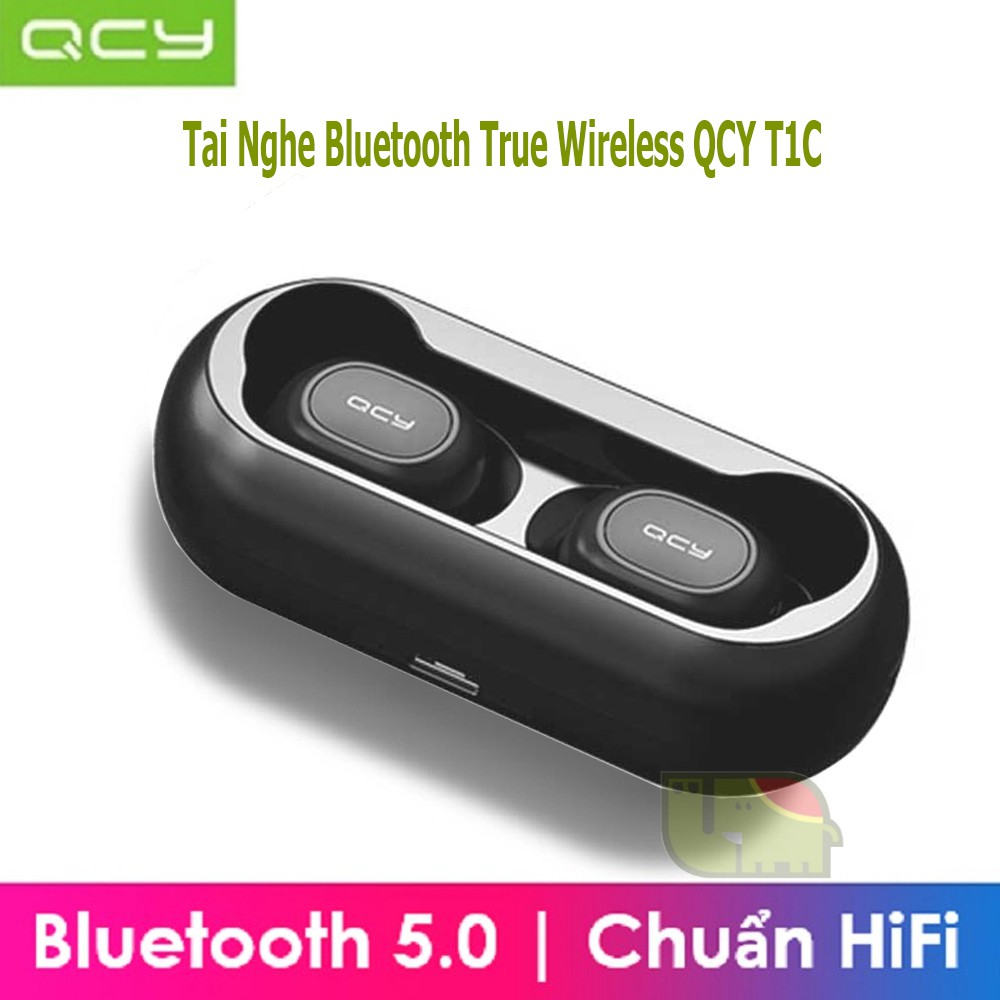 Tai nghe bluetooth true wireless qcy t1c - tai nghe thể thao qcy t1 - bản quốc tế -dc3507