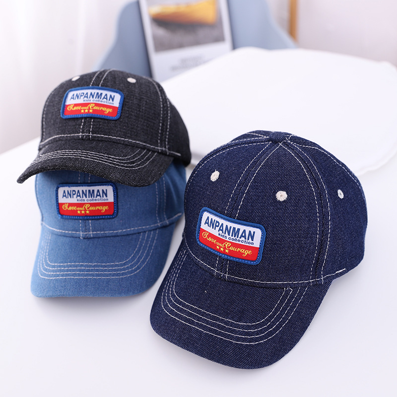 Nón kết nón lưỡi trai jean logo cá tính cho bé