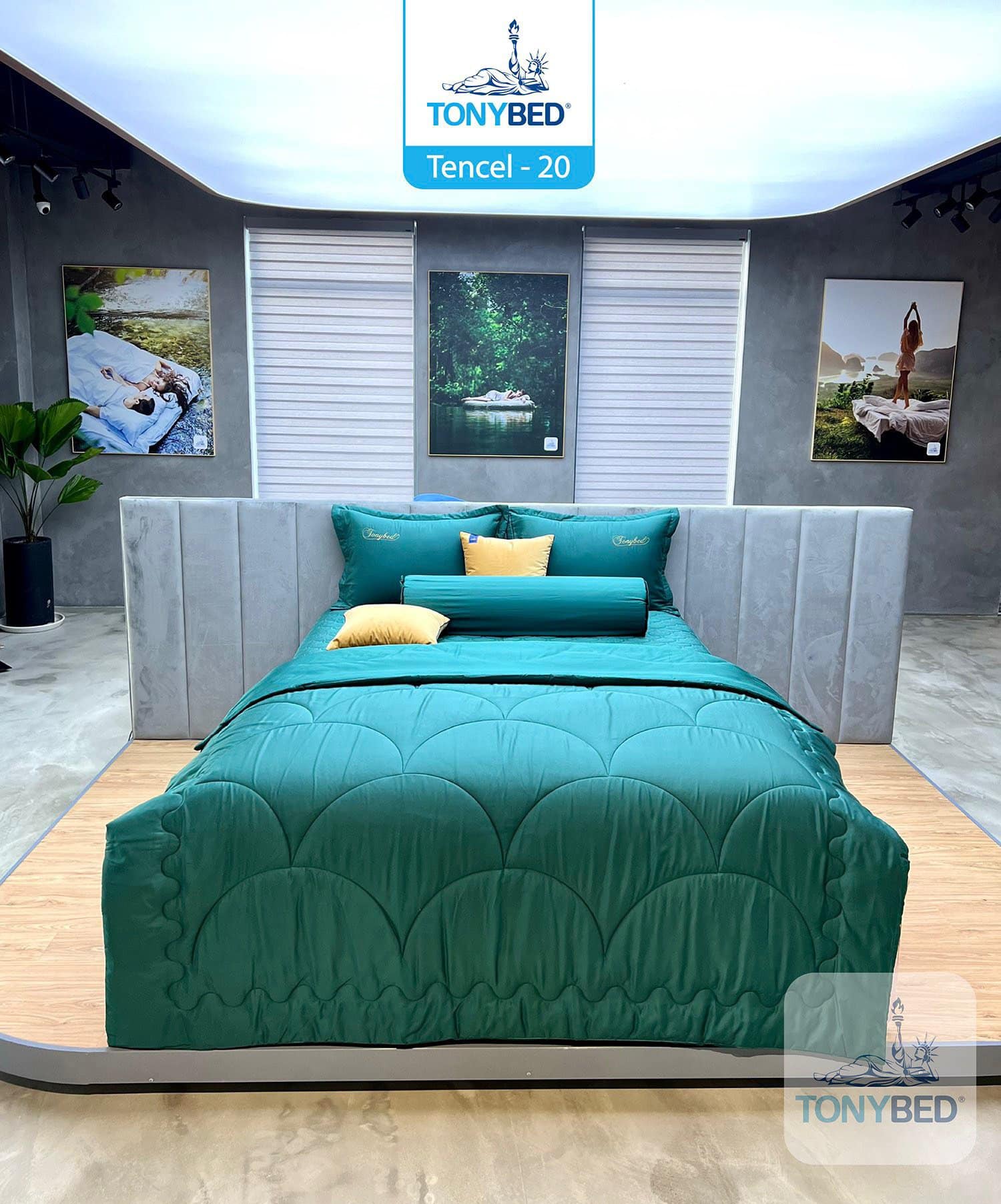 Bộ chăn ra Tonybed Milan Tencel 020