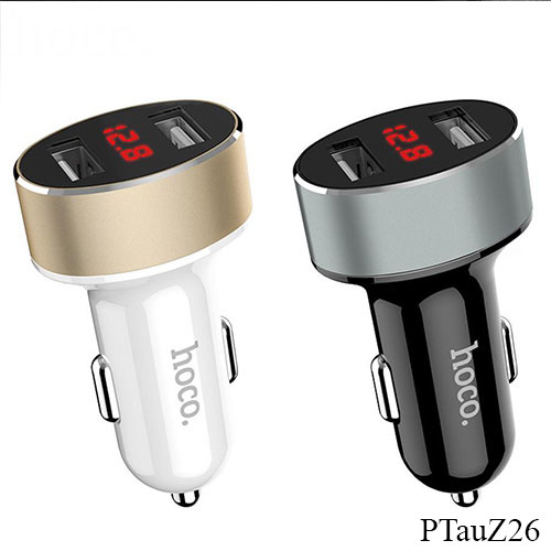 Tẩu sạc ô tô kiêm nghe nhạc MP3, kết nối điện thoại qua bluetooth, kết nối dàn âm thanh trên xe qua sóng FM 87.5MHz